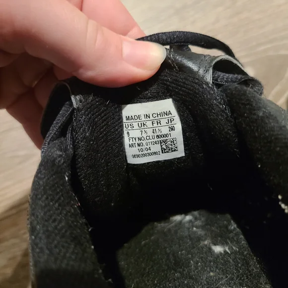 Adidas Softball Cleats Black Athletic Shoes Size 9 - Picture 8 of 8